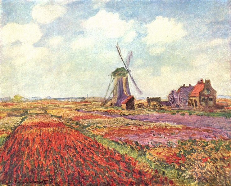 Tulips in Holland - Claude Monet