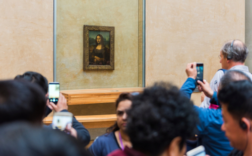 Mona Lisa on Display