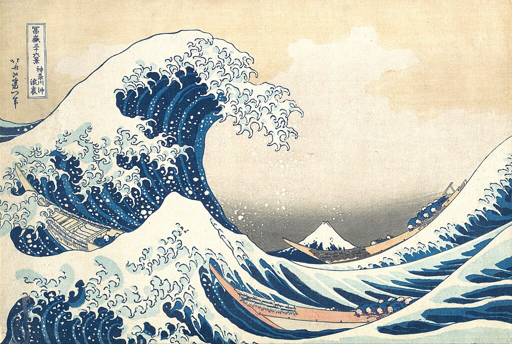 The Great Wave off Kanagawa - Katsushika Hokusai