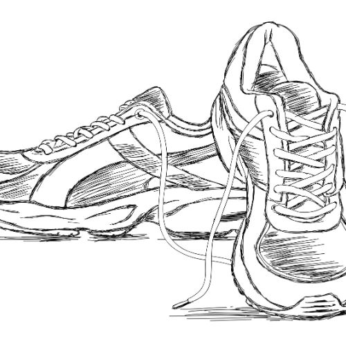 Sketch of Shoes