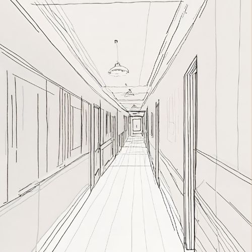 Sketch of a Hallway 