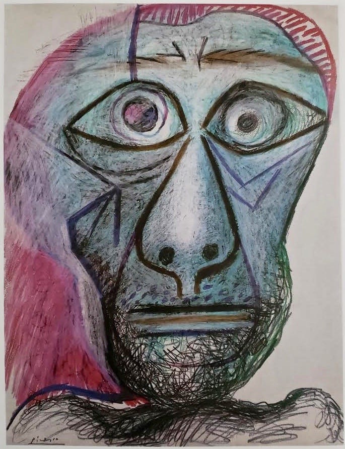 Self-Portrait Facing Death
