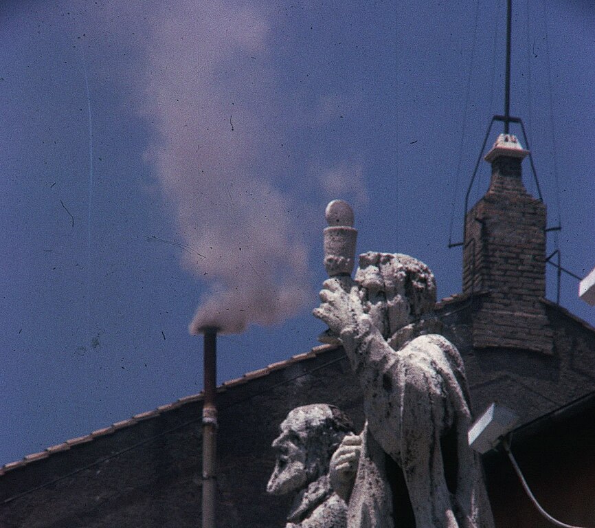 White smoke from Sistine Chapel