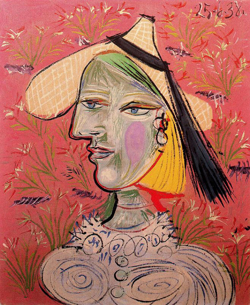 Woman with Straw Hat