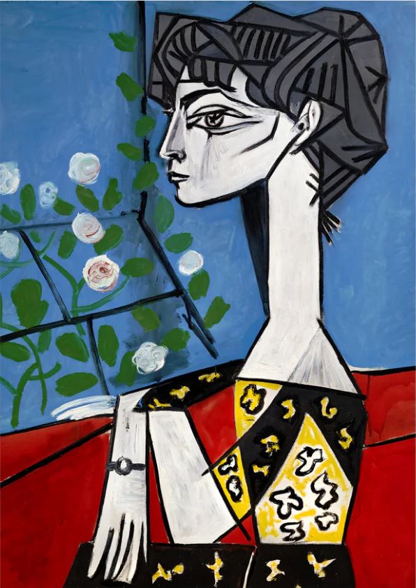 Jacqueline with Flowers