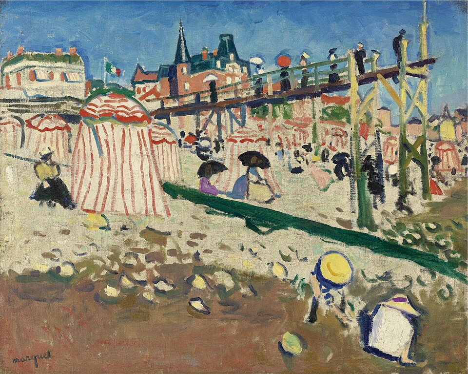 Fécamp (The Beach at Sainte-Adresse) - Albert Marquet