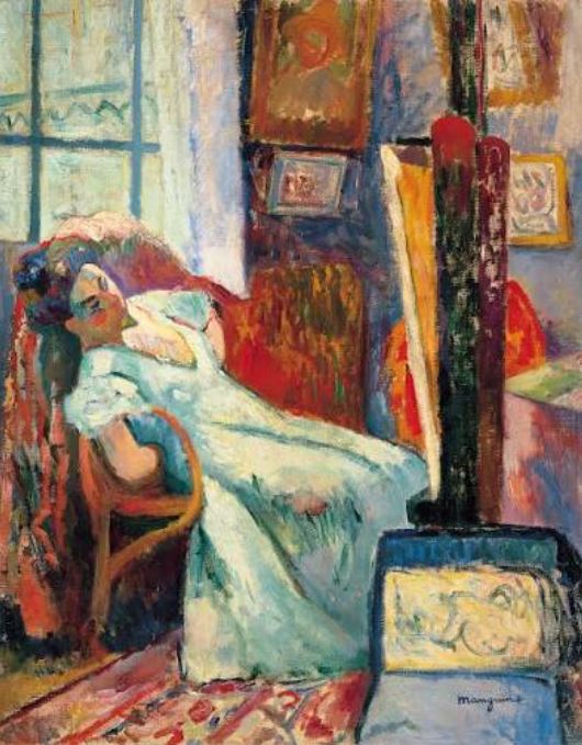 Model at Rest - Henri Manguin