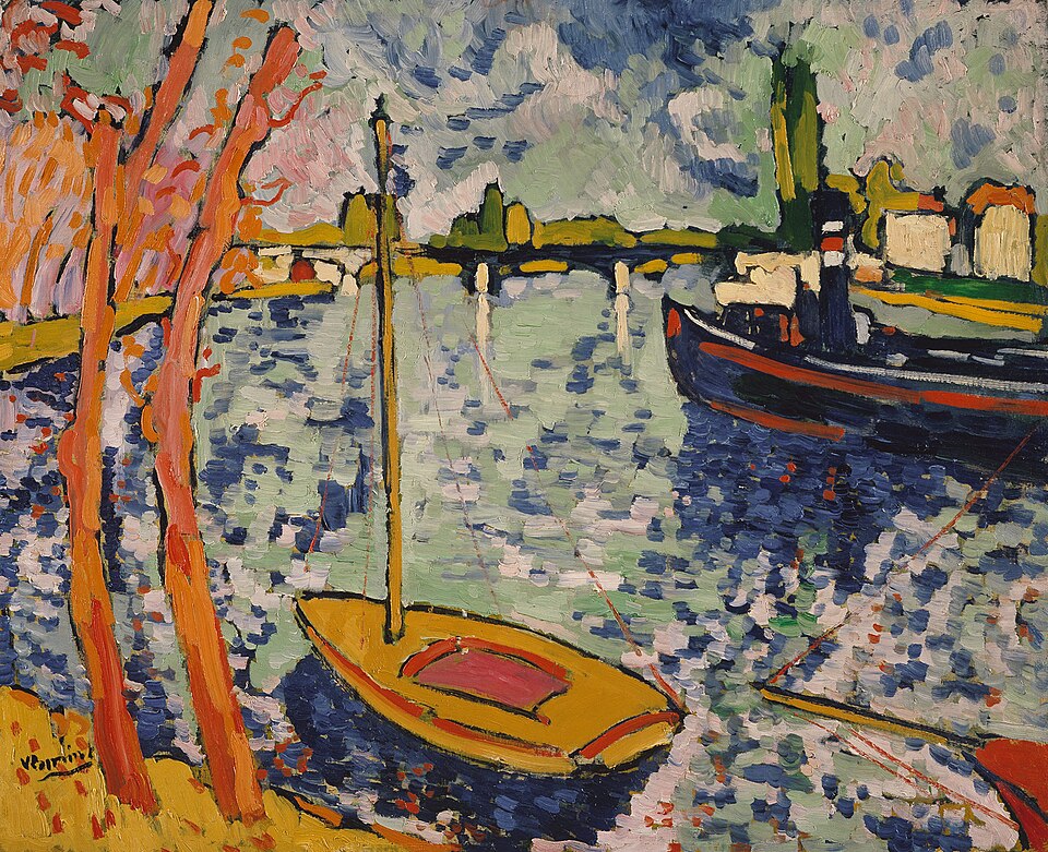 The River Seine at Chatou – Maurice de Vlaminck, c. 1906