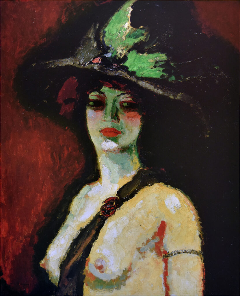 Woman with Large Hat - Kees van Dongen